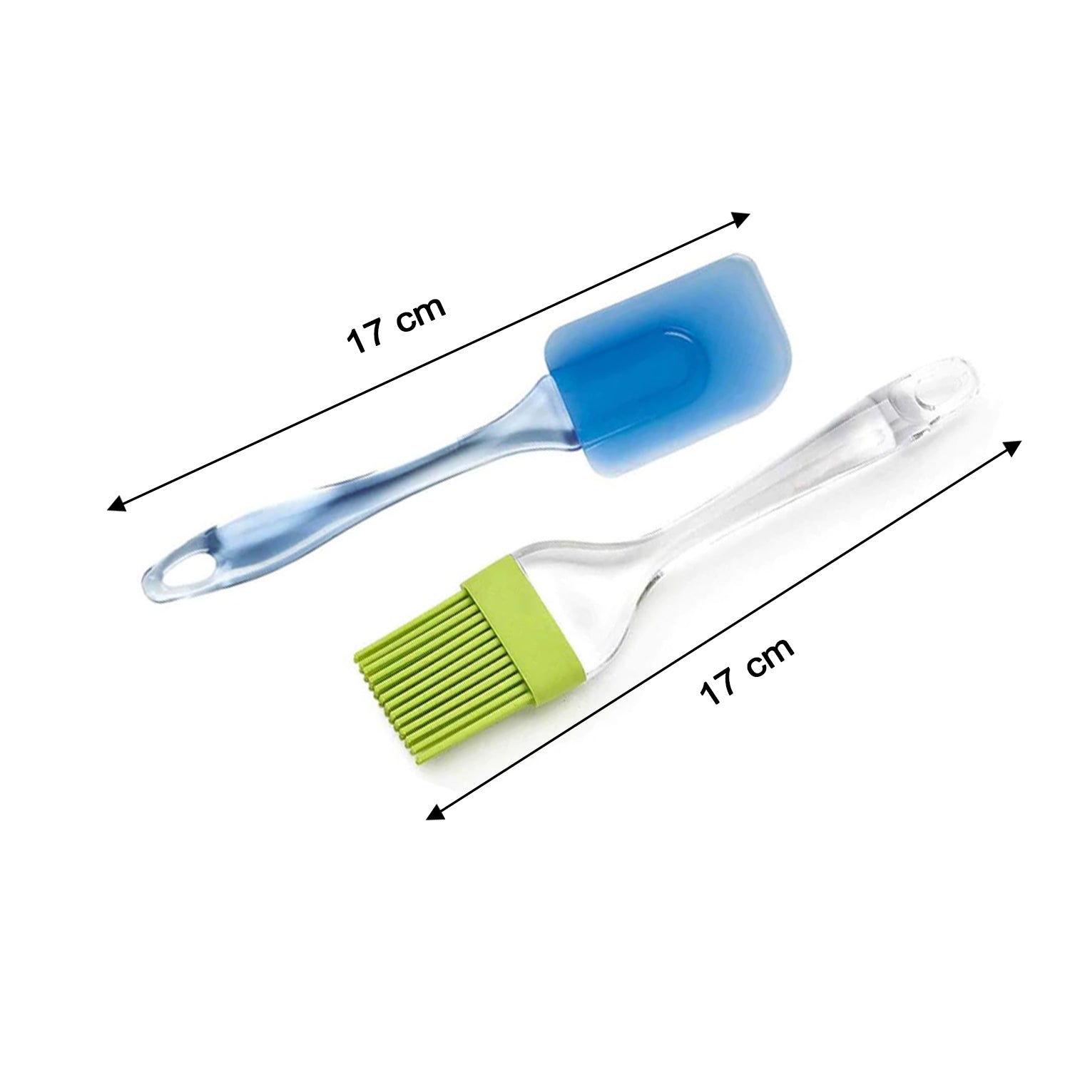 Spatula and pastry brush for baking and cooking. Spatula and pastry brush for baking and cooking.